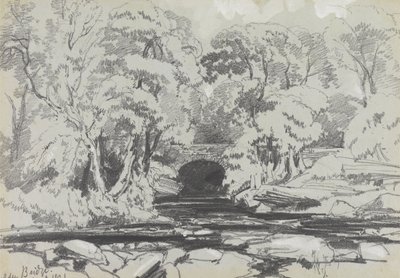 Calder Bridge av Edward Lear